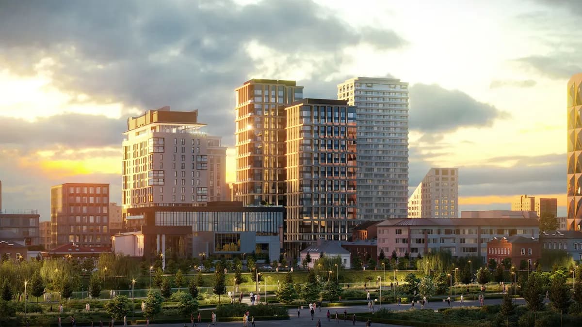Гоголя 21, Брусника — визуализация застройщика