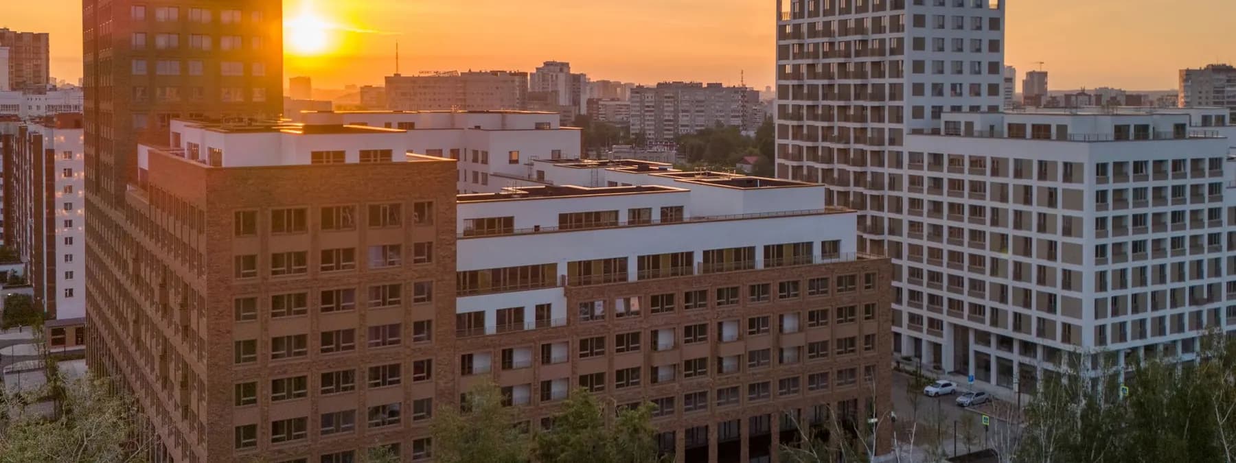 Южные кварталы, Брусника — съёмка застройщика